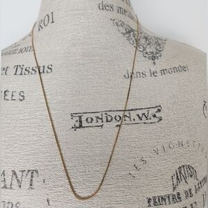 MONET Long Gold Chain Necklace